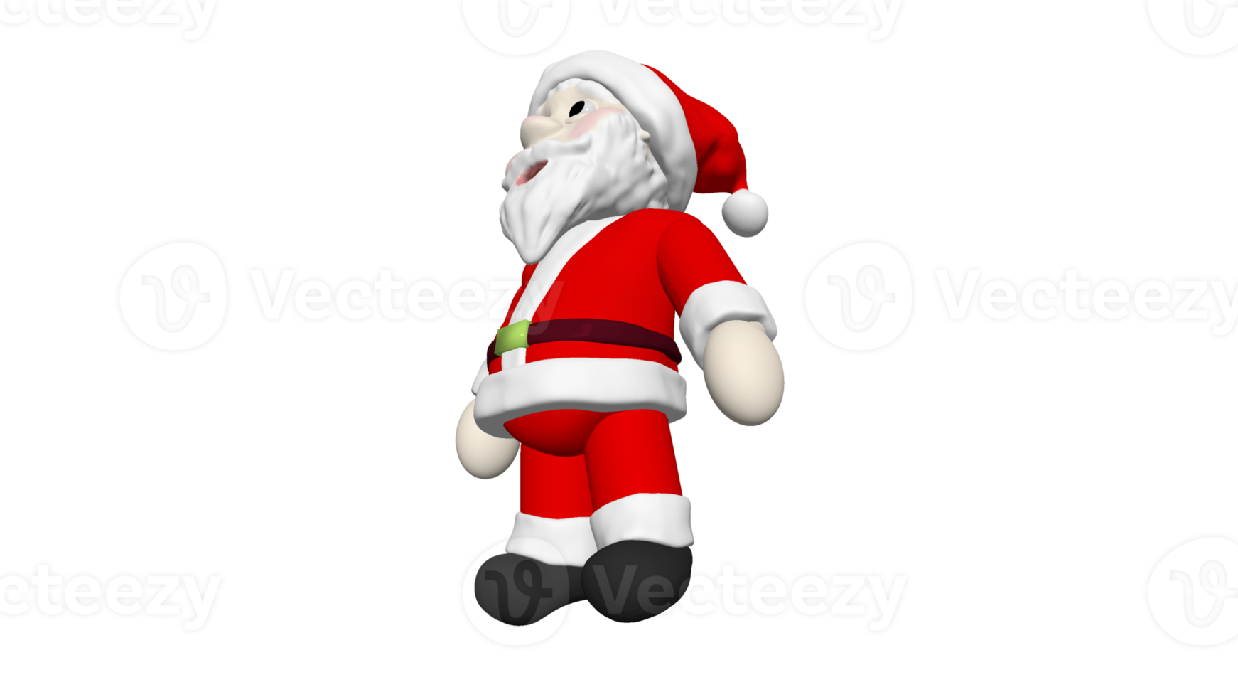 Santa Claus cartoni animati 3d inviare png