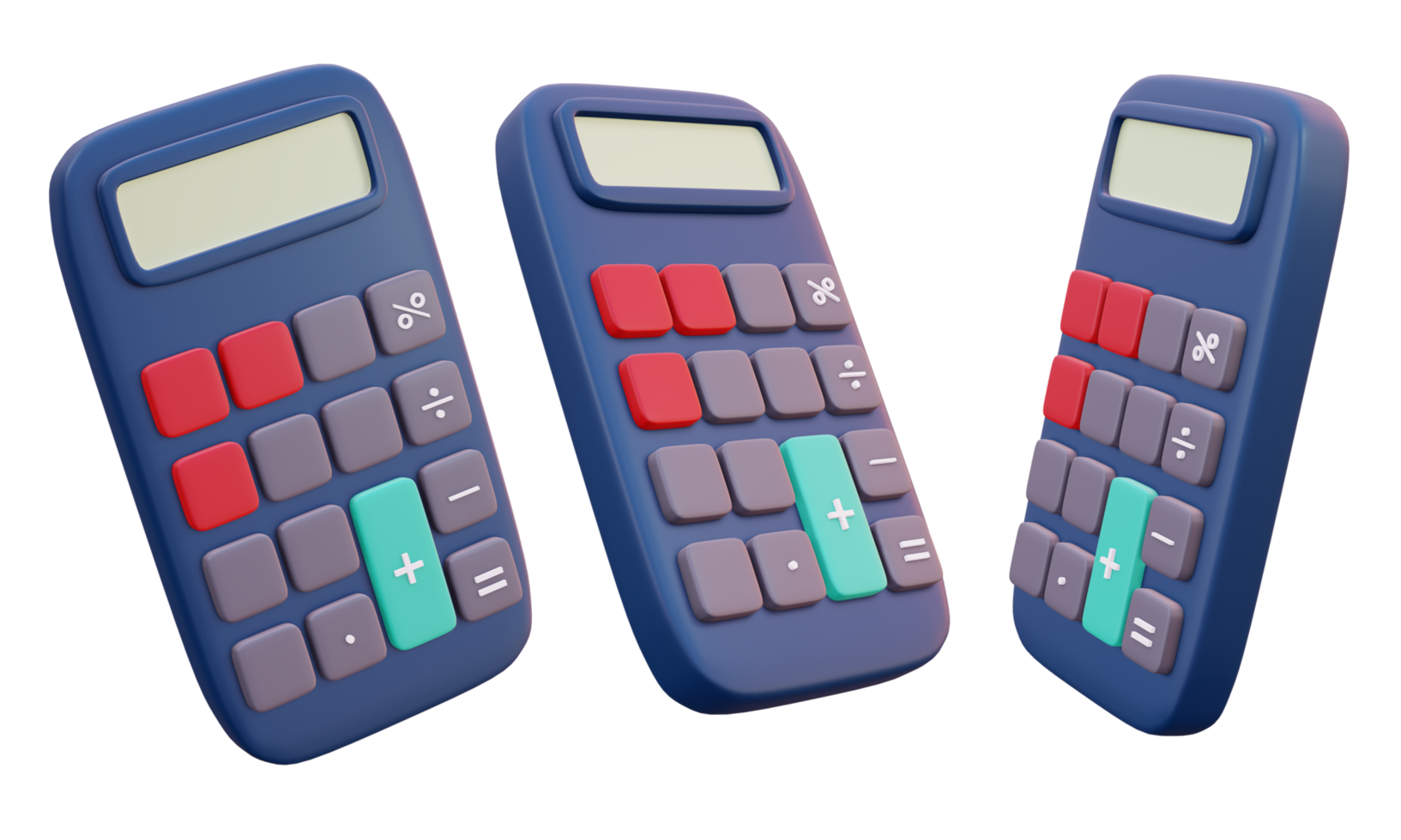 3d rendering calculator icon png