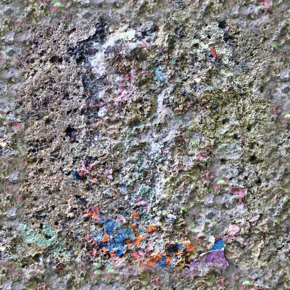 Photo realistic seamless texture pattern of very colorful painted concrete walls