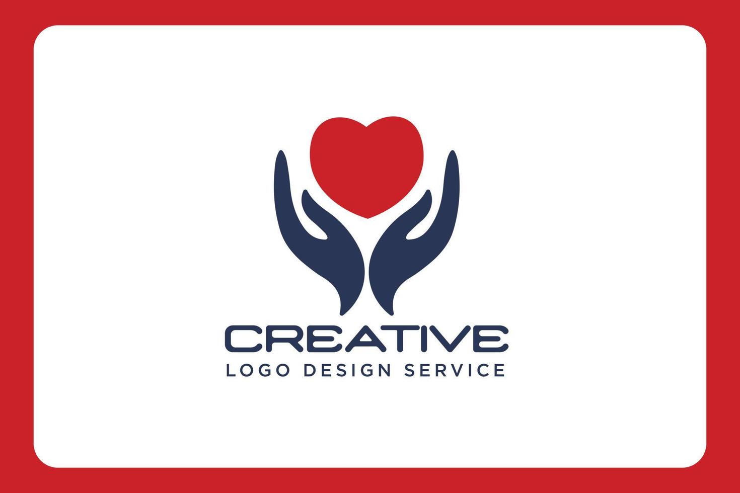 logotipo de cuidado, logotipo de cuidado del corazón o logotipo de cuidado del amor vector