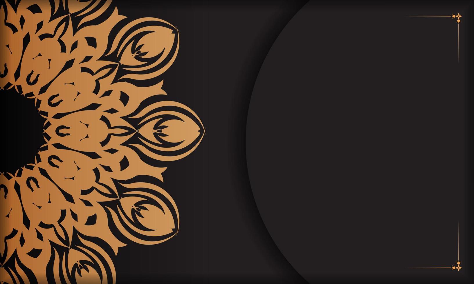 fondo de lujo con adorno arabesco islámico en superficie oscura. plantilla para invitación de boda, tarjeta, portada vector