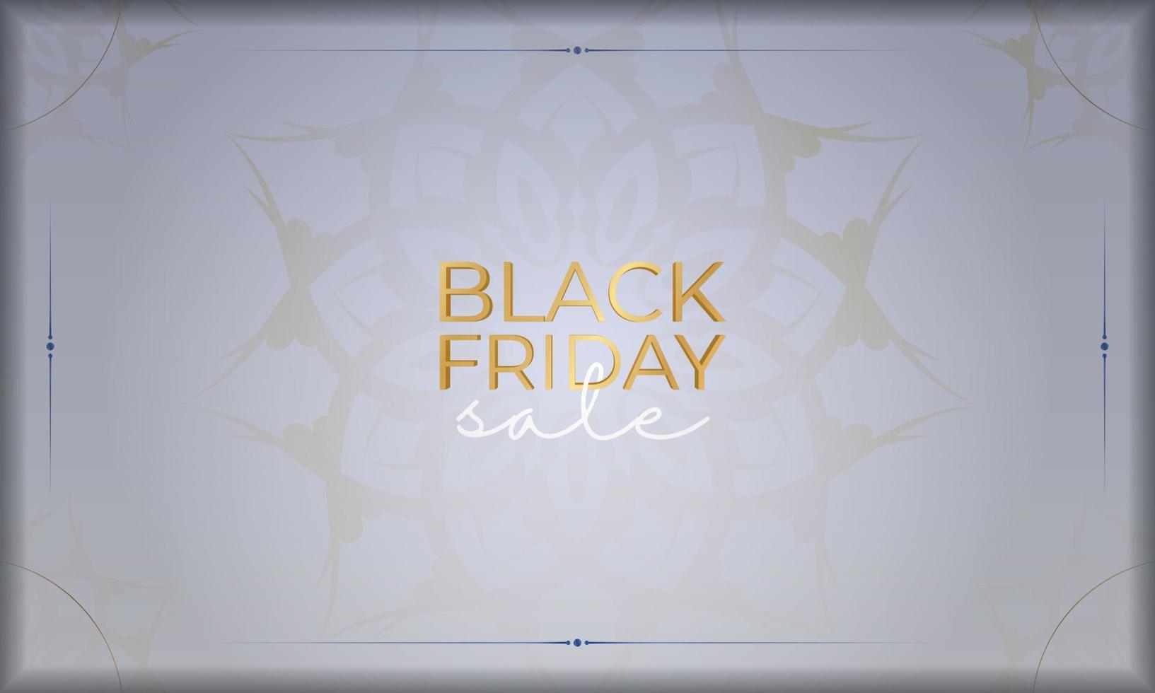 Celebration Baner Beige Black Friday Sale with Greek Pattern vector