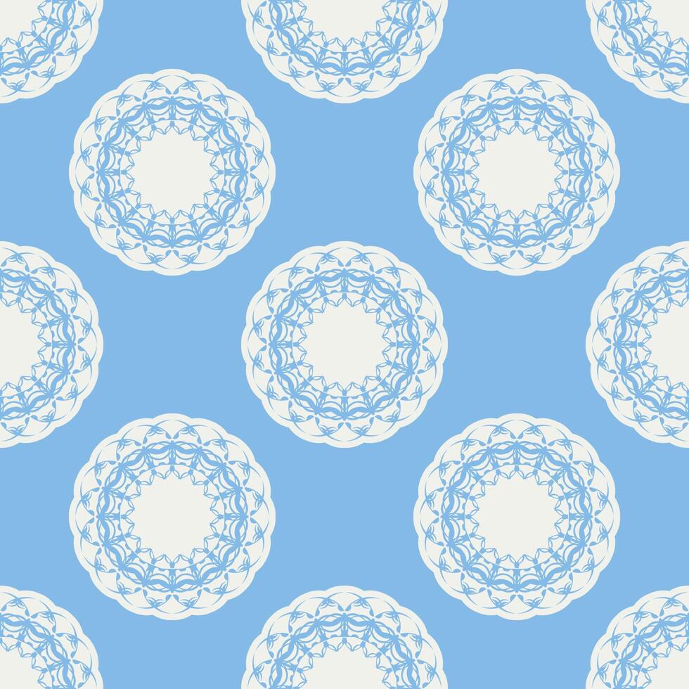 quatrefoil patrón geométrico sin costuras, fondo, ilustración vectorial en azul menta, color turquesa suave y blanco. vector