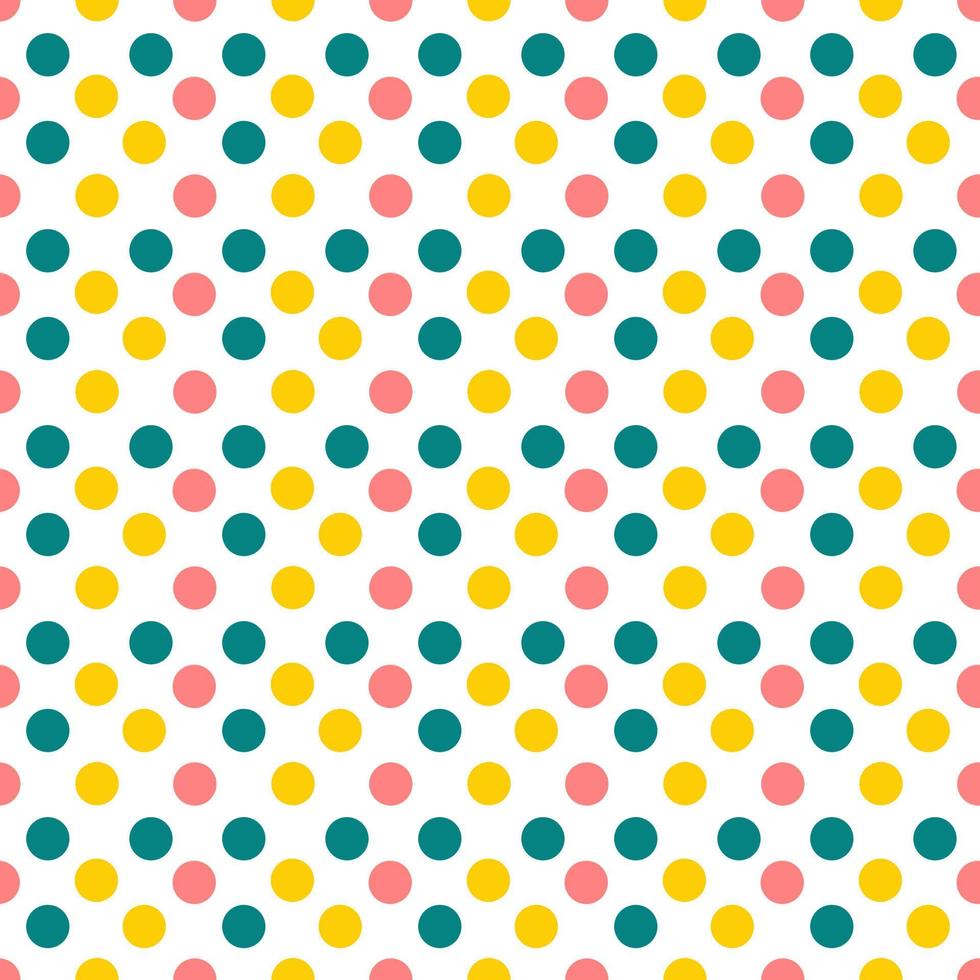 seamless pattern with circles background vector