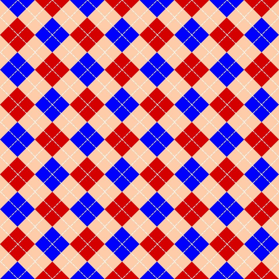 seamless pattern argyle background vector