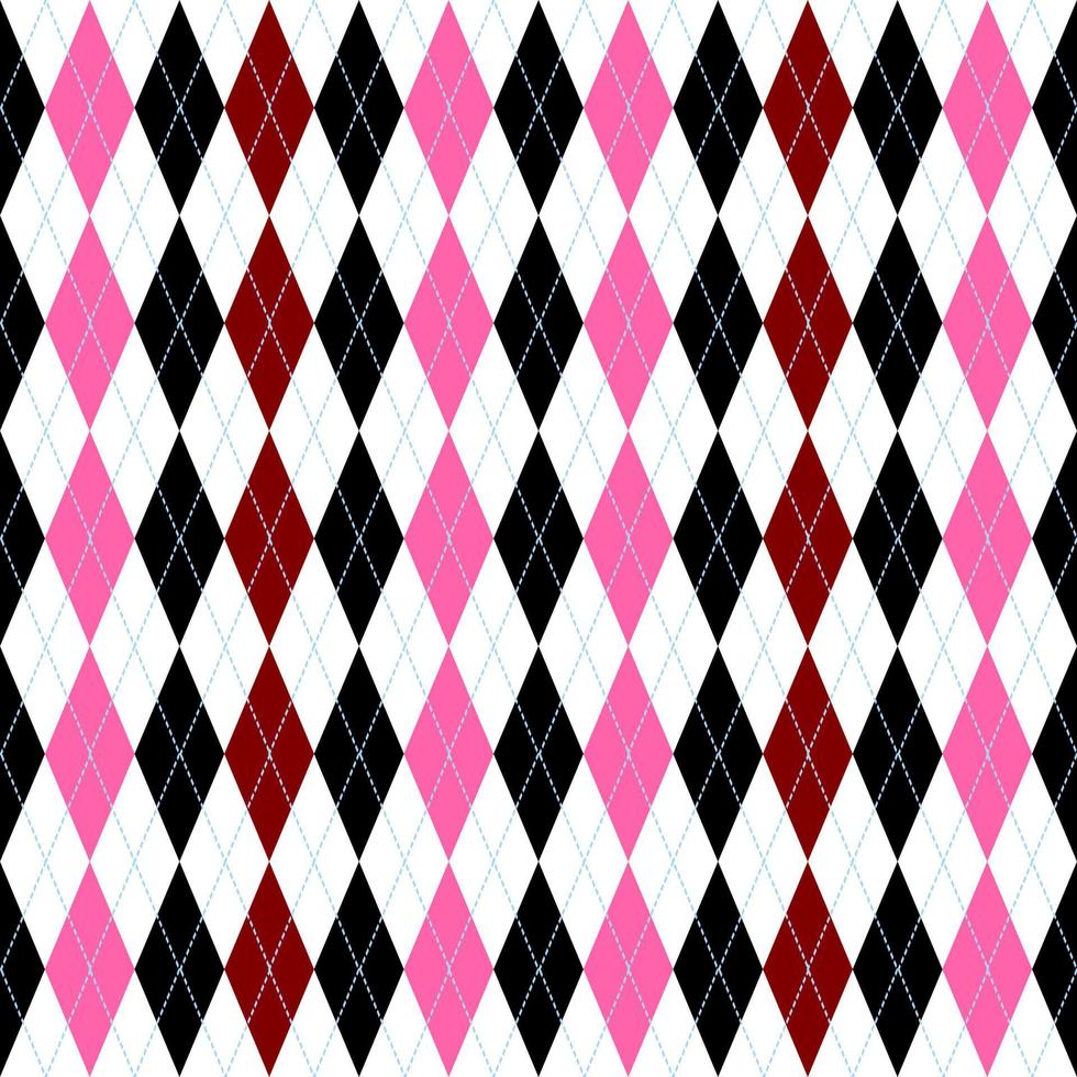 seamless pattern argyle background vector