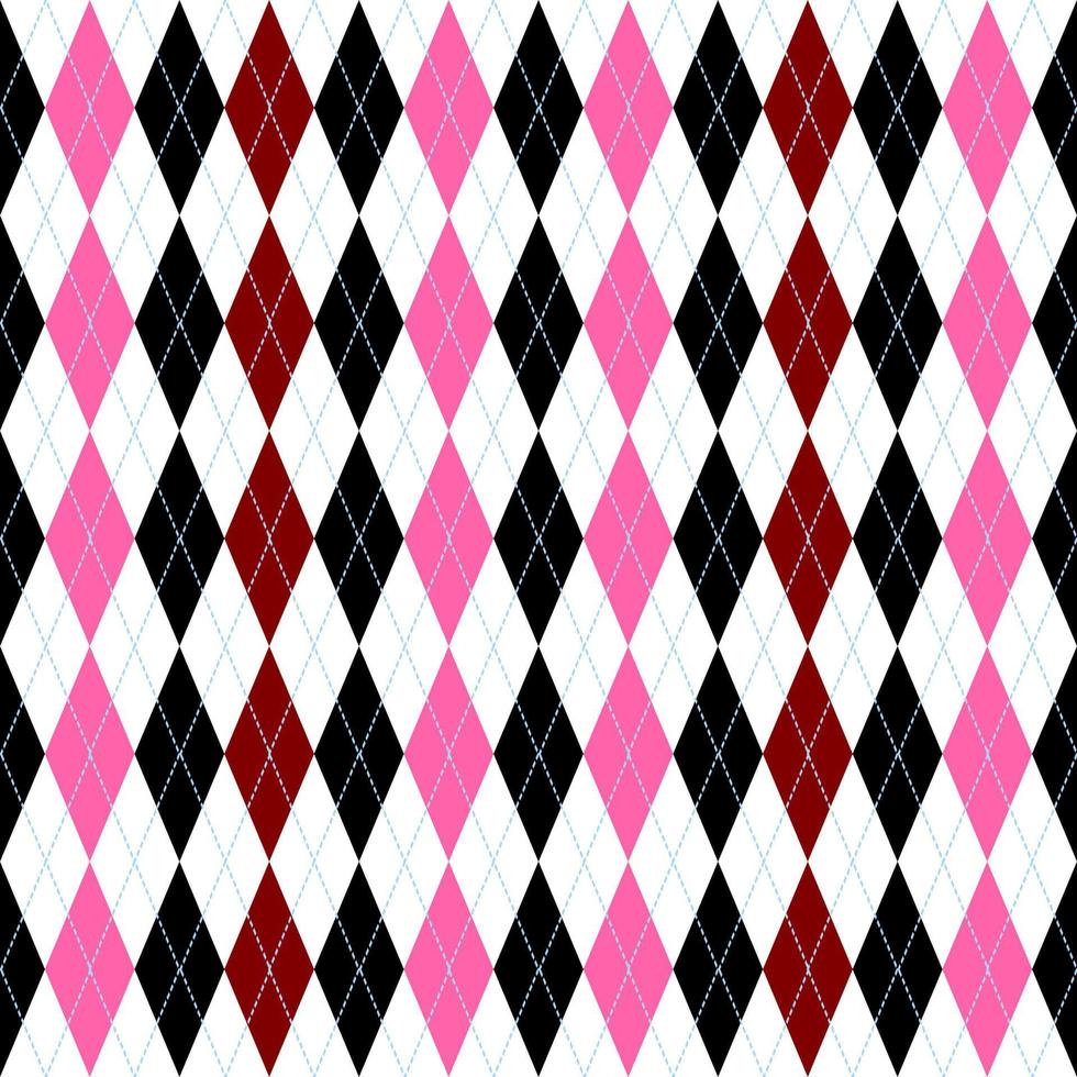 seamless pattern argyle background vector