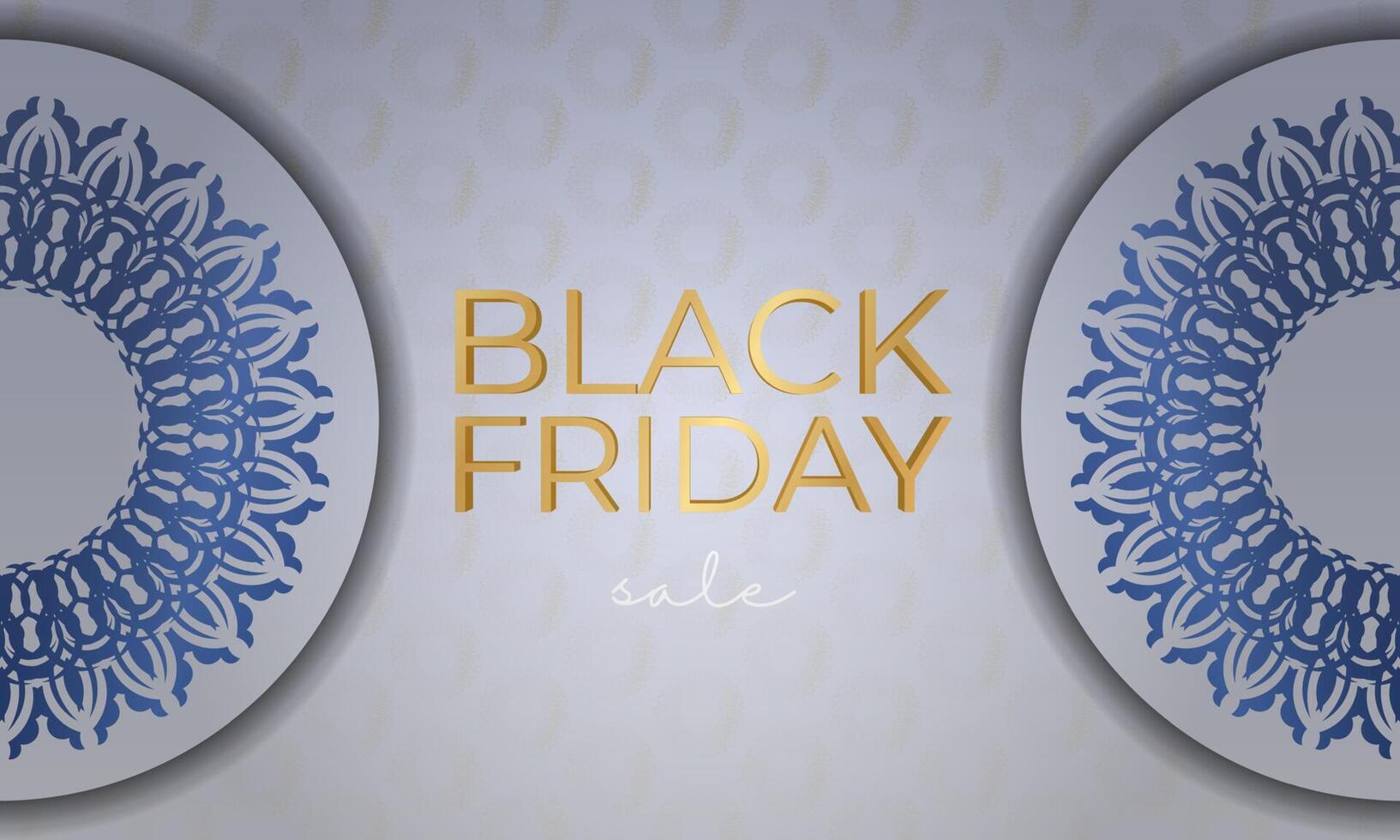Poster Template For Black Friday Beige Color Geometric Pattern vector