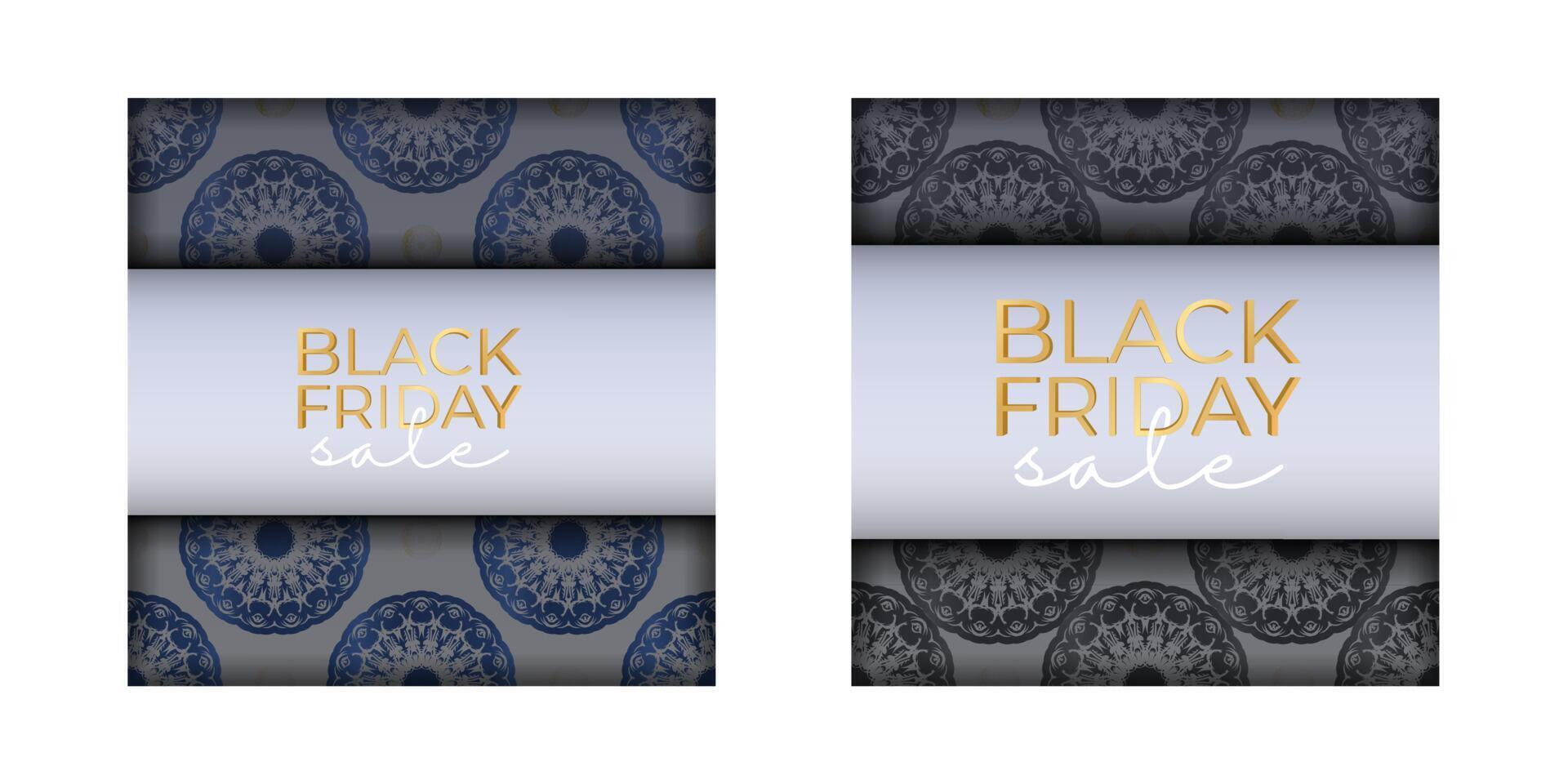 Advertising For black friday beige color with abstract pattern vector