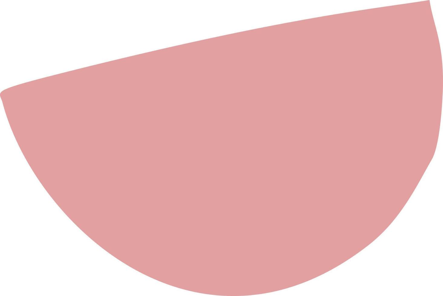 Abstract semicircle element. vector
