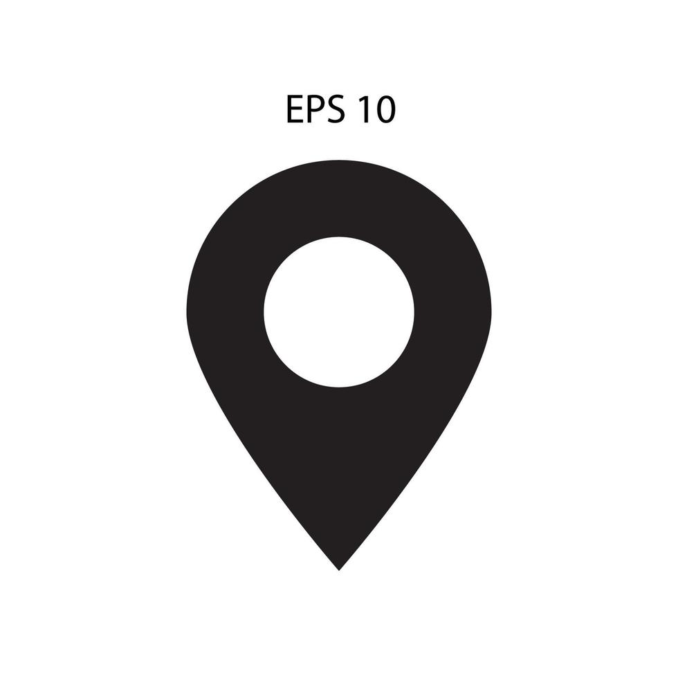 Travel Map pin sign location vector icon