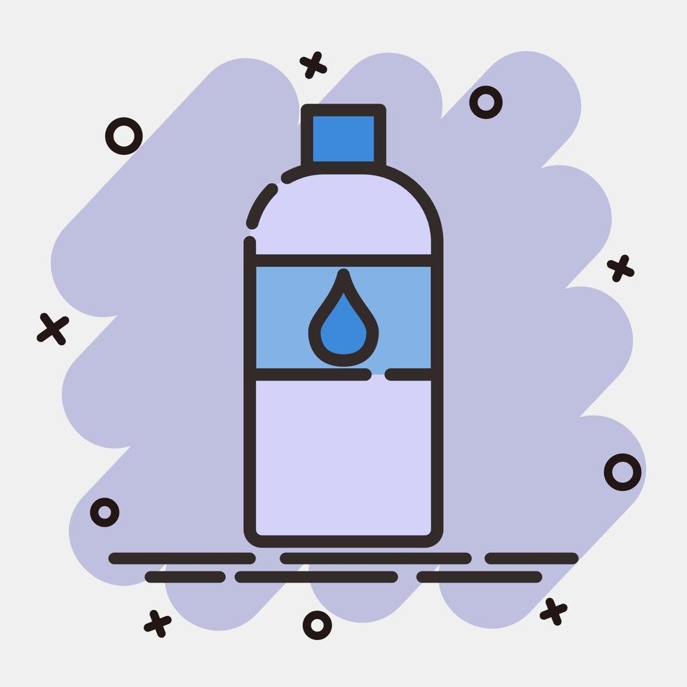 Icon water. Day of the dead celebration elements. Icons in comic style. Good for prints, posters, logo, party decoration, greeting card, etc. vector