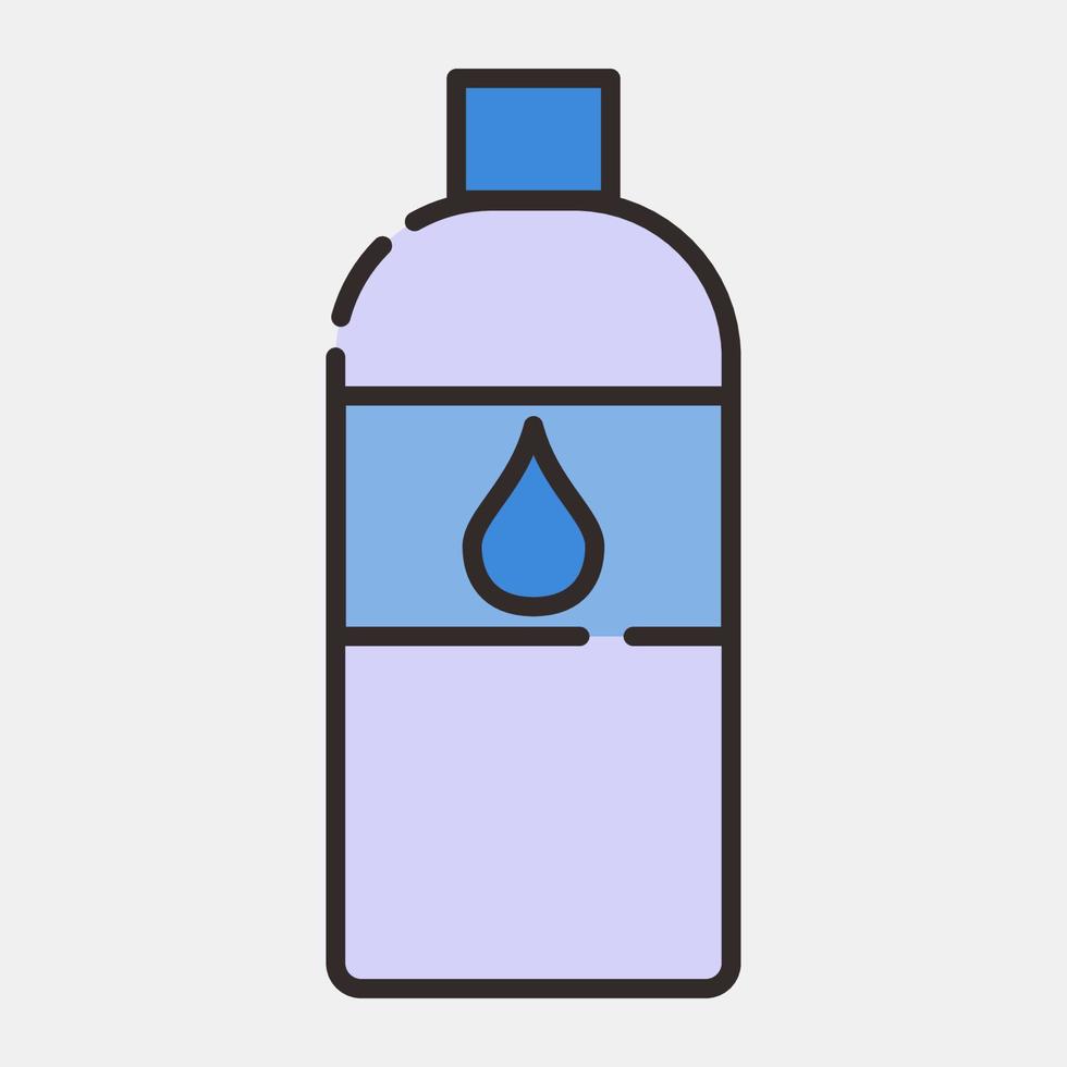 Icon water. Day of the dead celebration elements. Icons in filled line style. Good for prints, posters, logo, party decoration, greeting card, etc. vector