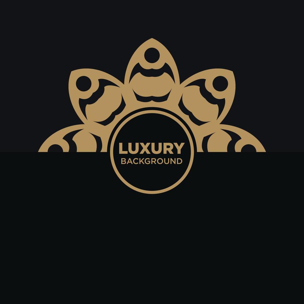 Luxury mandala line art beauty flower background vector design abstract