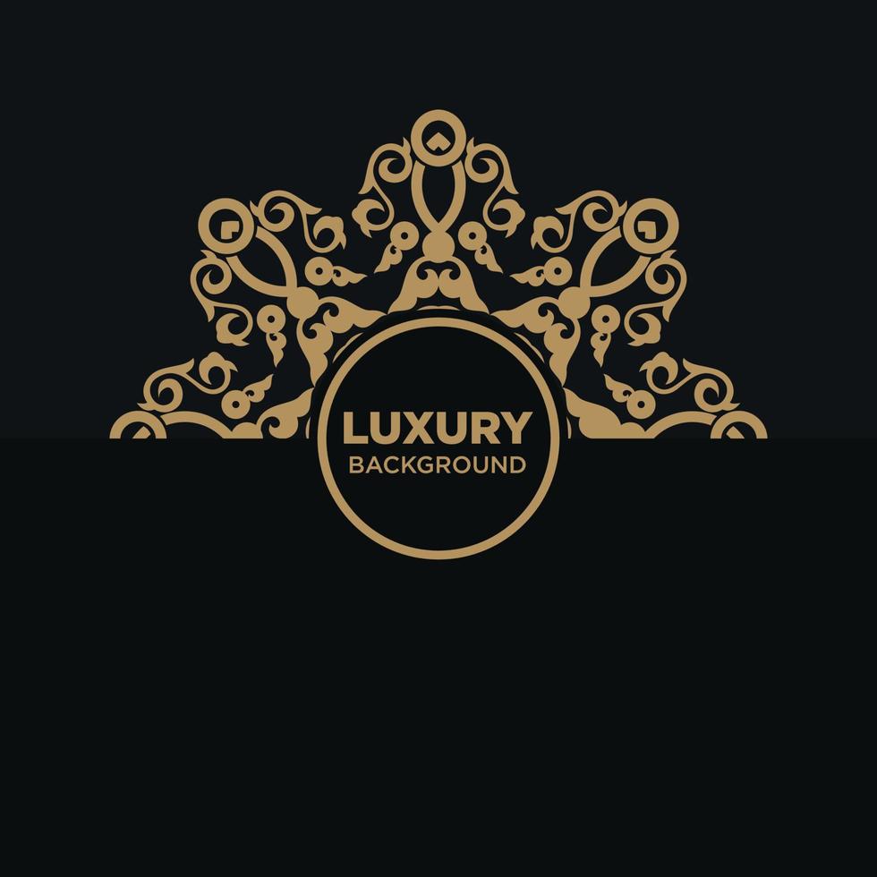 Luxury mandala line art beauty flower background vector design abstract