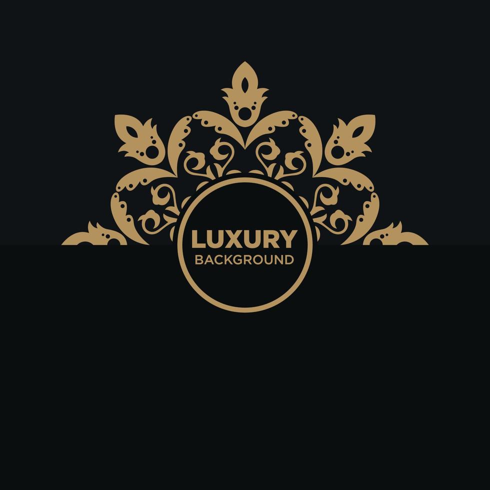 Luxury mandala line art beauty flower background vector design abstract