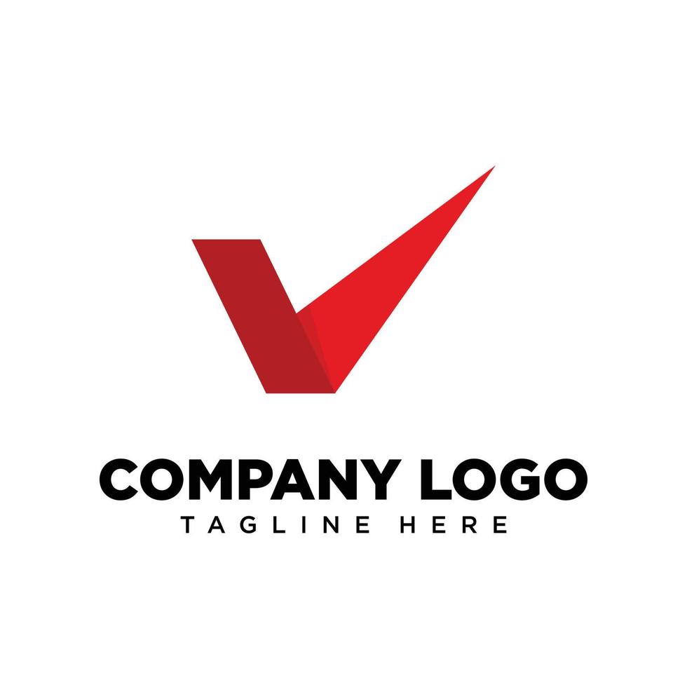 letra de diseño de logotipo v adecuada para empresa, comunidad, logotipos personales, logotipos de marca vector