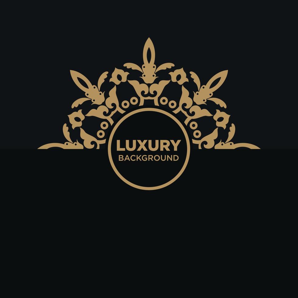 Luxury mandala line art beauty flower background vector design abstract