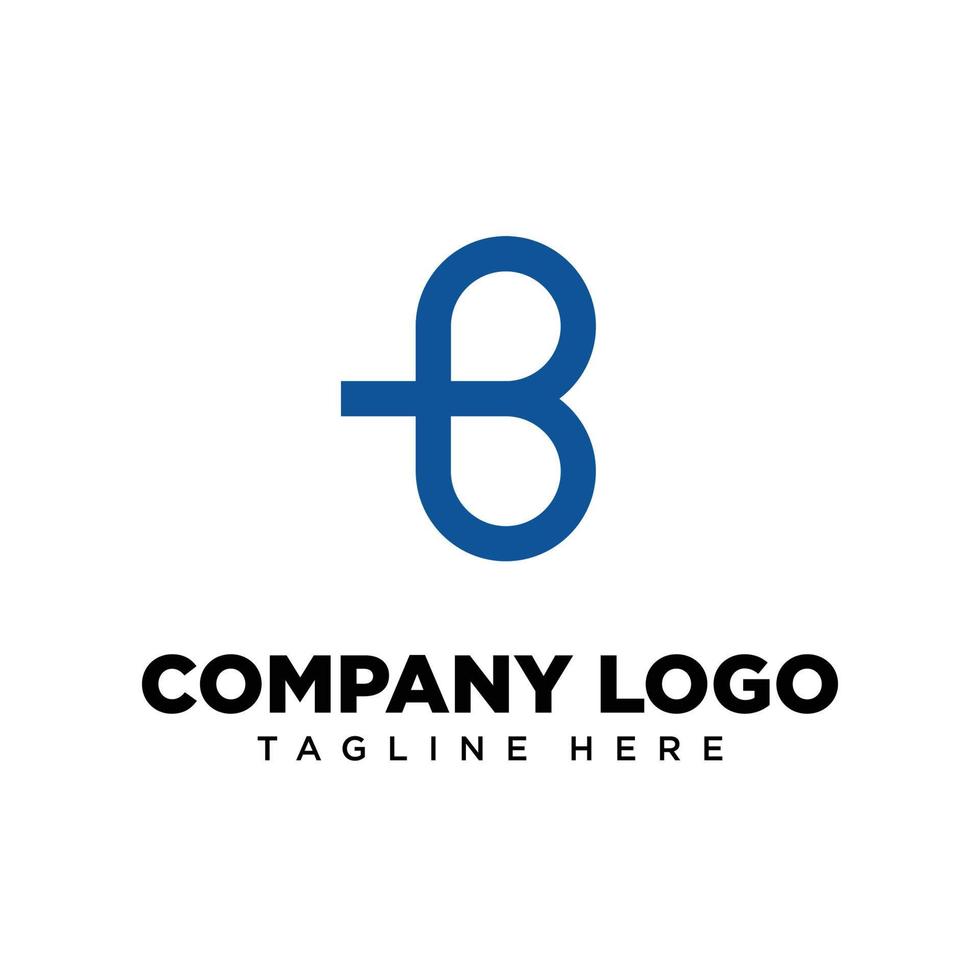 diseño de logotipo letra b, adecuado para empresa, comunidad, logotipos personales, logotipos de marca vector