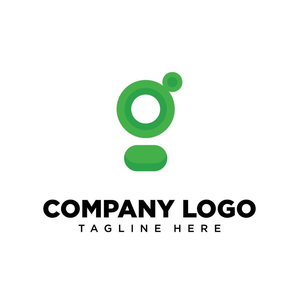 diseño de logotipo letra g adecuado para empresa, comunidad, logotipos personales, logotipos de marca vector