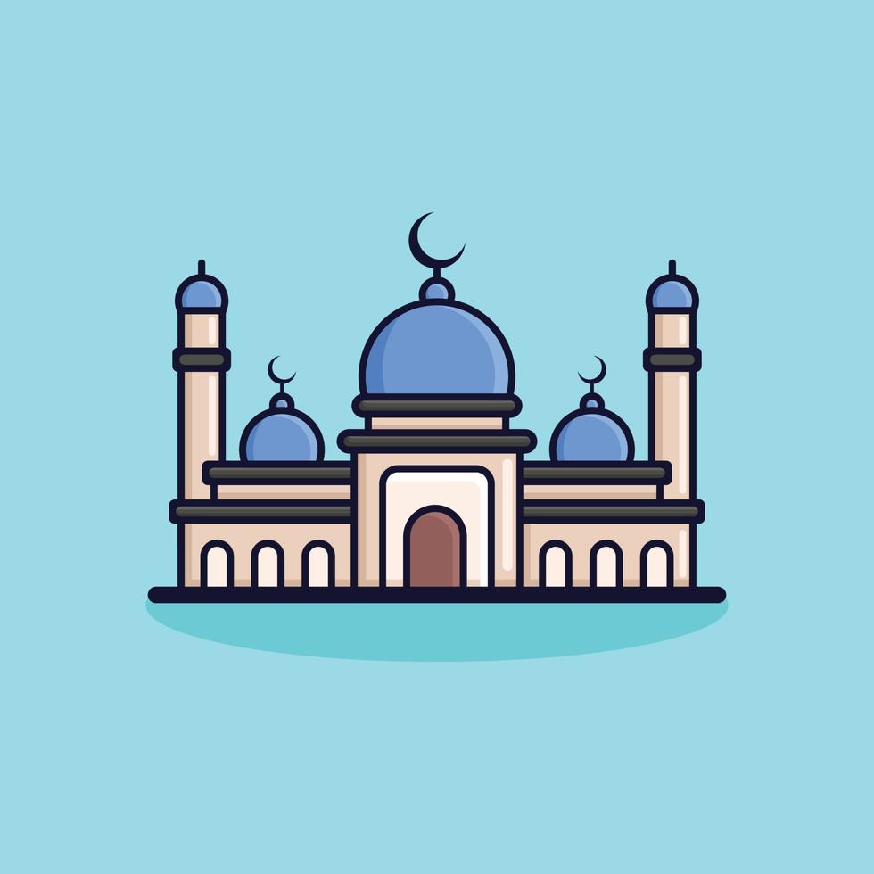 Mosque vector illustration for banner and poster design