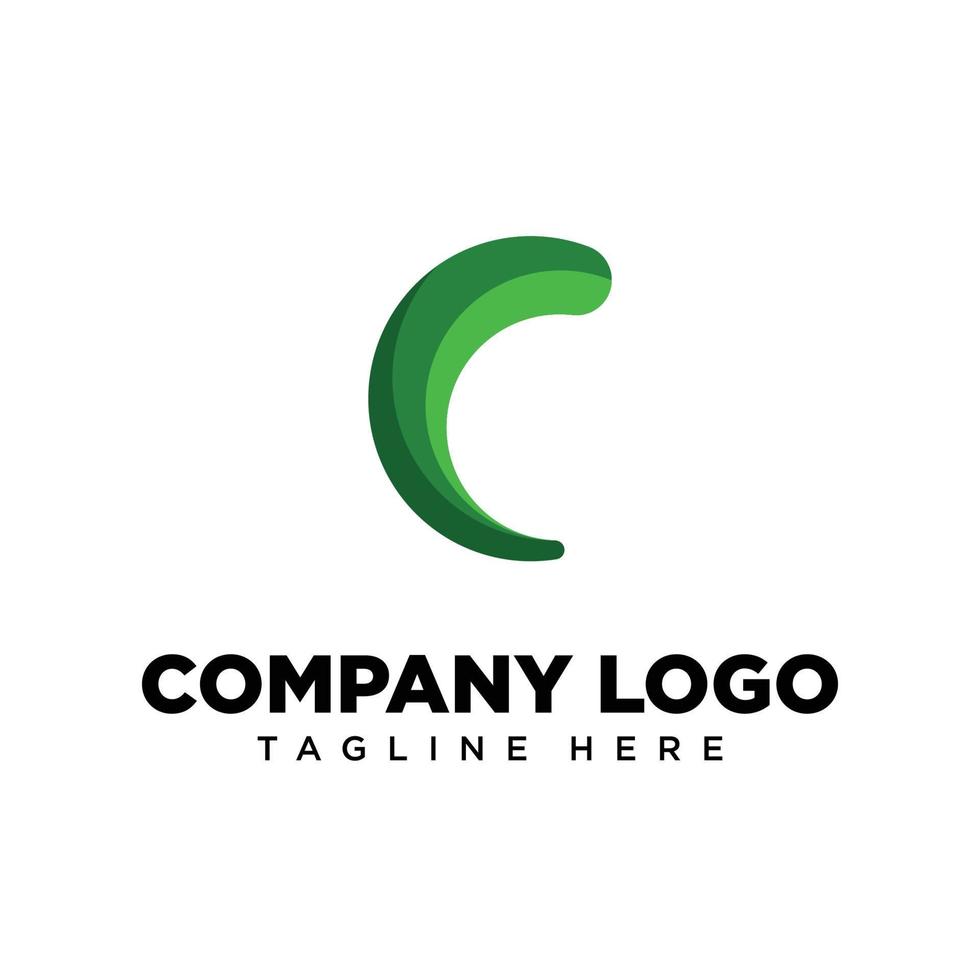 Logo design letter C, suitable for company, community, personal logos, brand logos vector