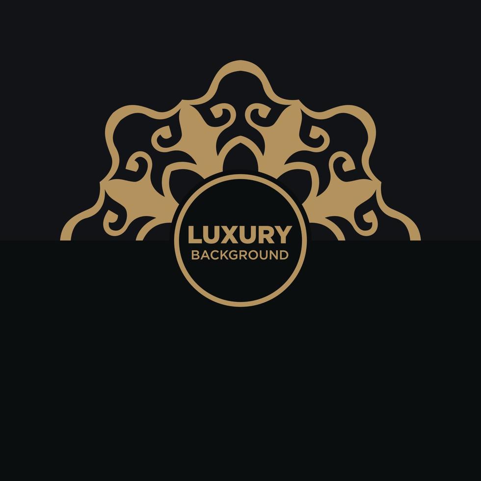 Luxury mandala line art beauty flower background vector design abstract