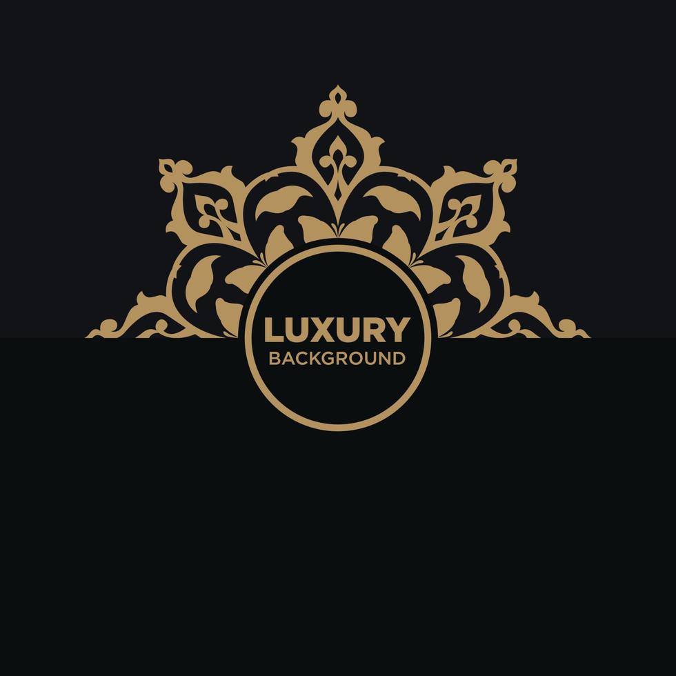 Luxury mandala line art beauty flower background vector design abstract
