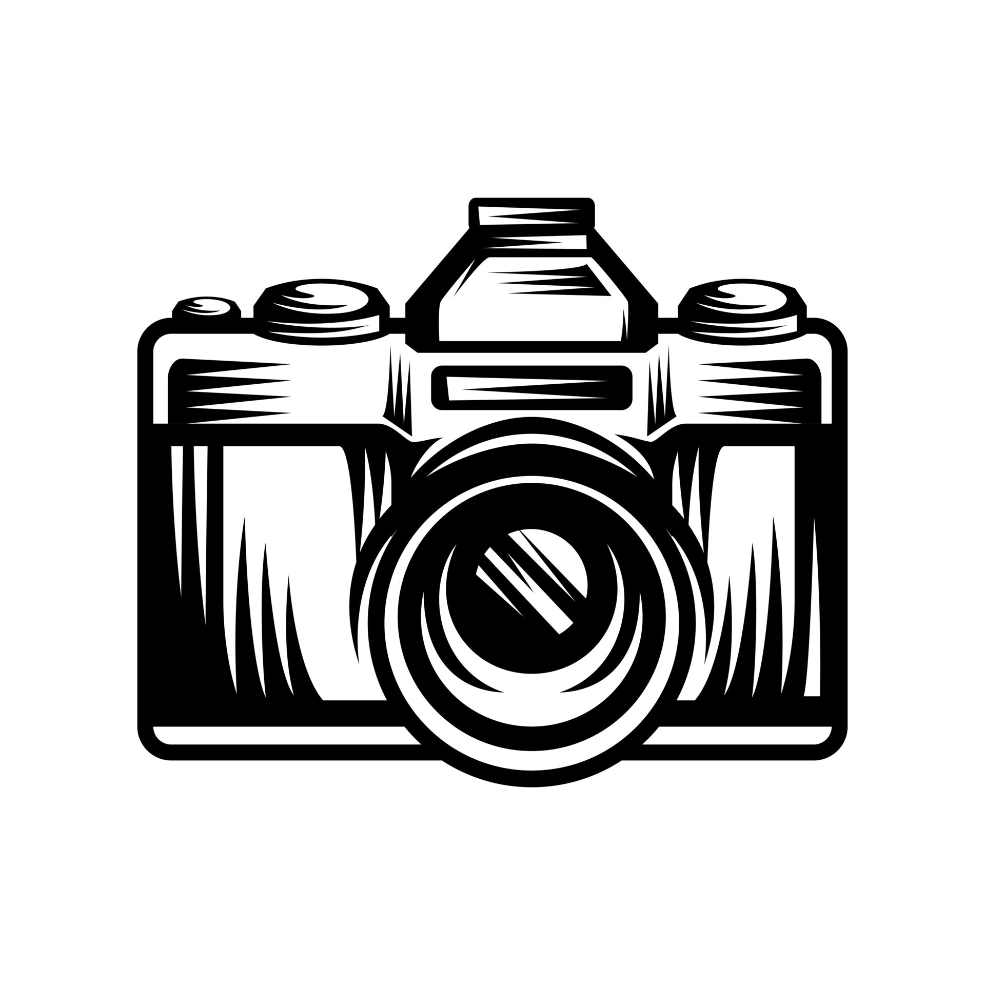 Video camera sketch icon Royalty Free Vector Image