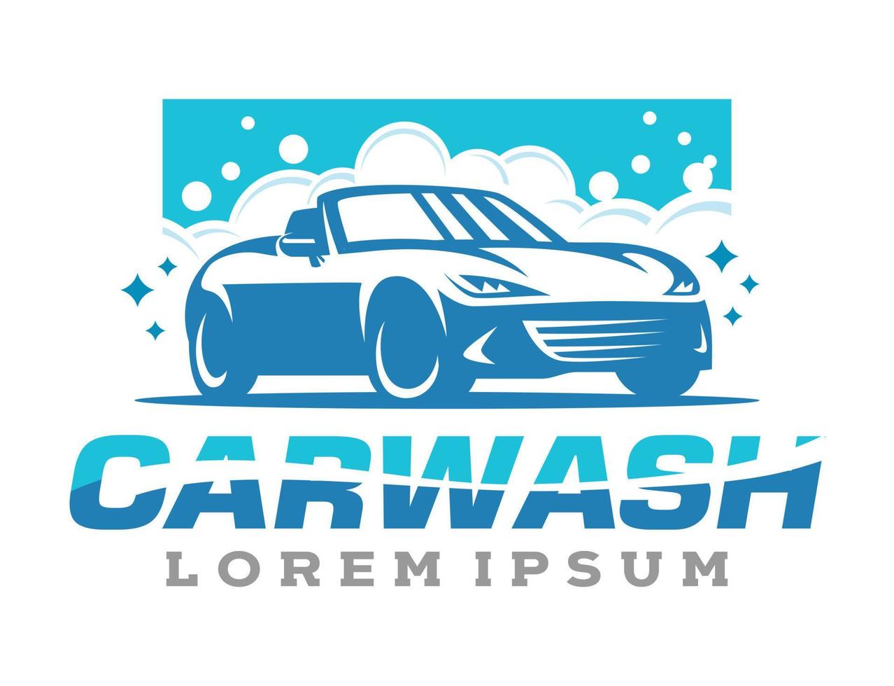 Car Wash logo illustration vector