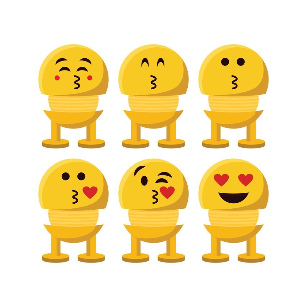 Illustration vector graphic of emoticon cartoon