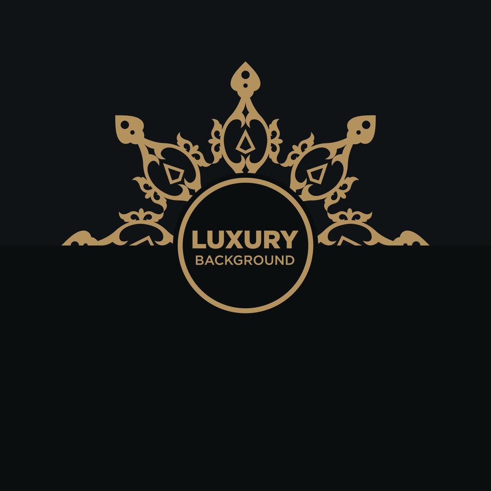 Luxury mandala line art beauty flower background vector design abstract