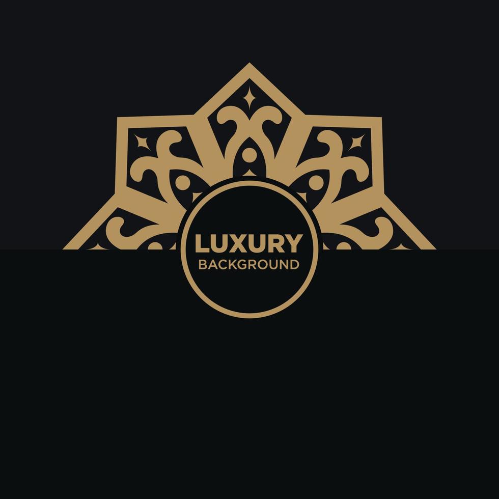 Luxury mandala line art beauty flower background vector design abstract