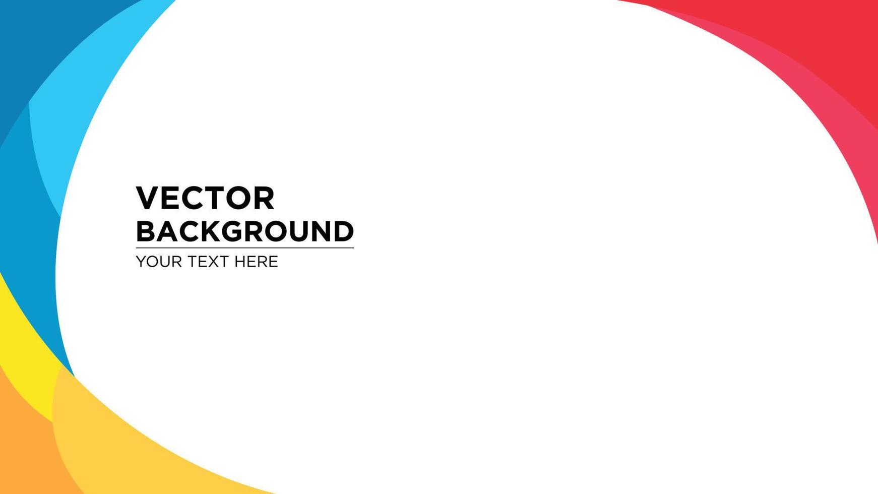 Bright modern vector background