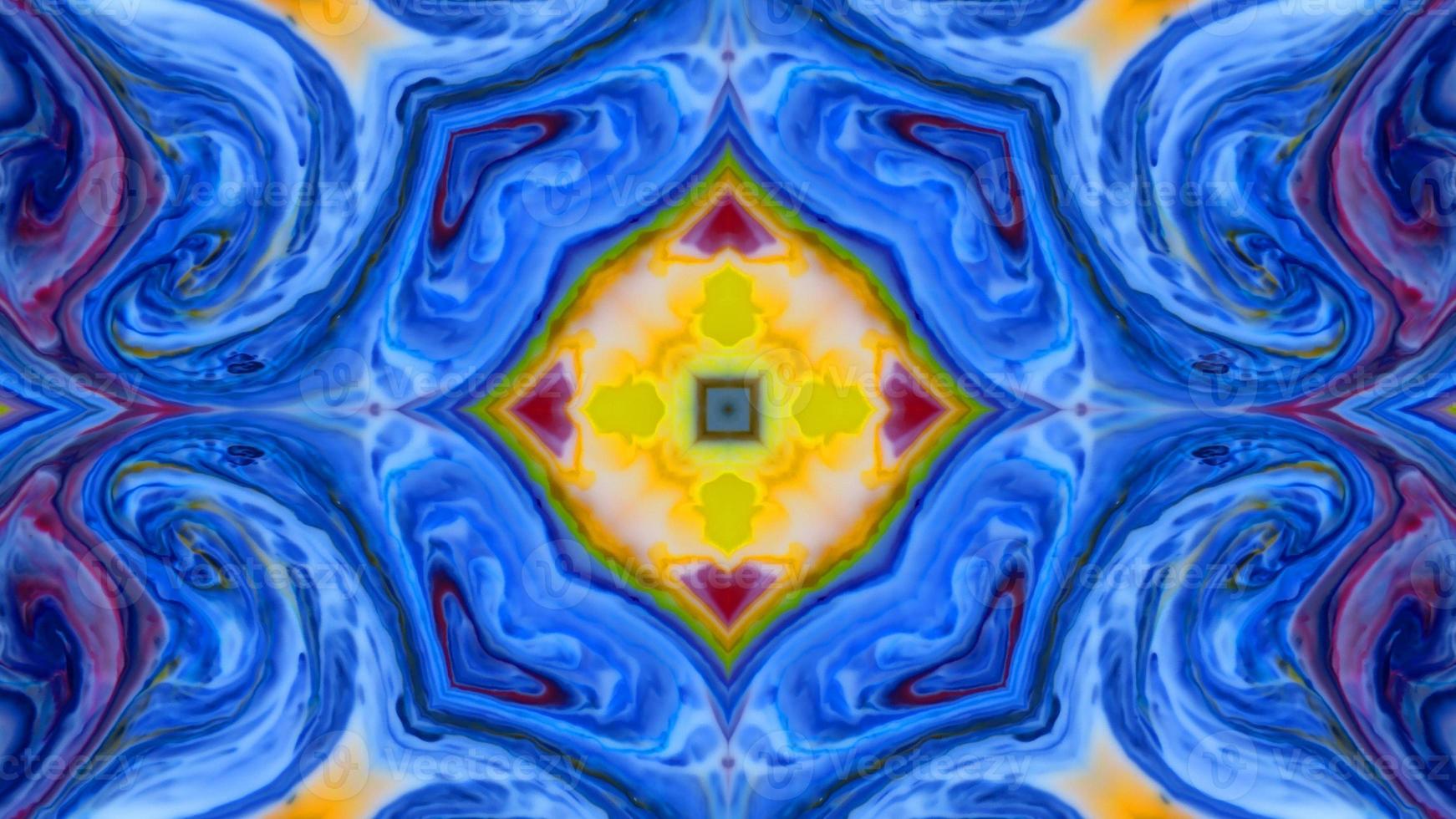 Kaleidoscope Backgrounds Colorful Paint photo