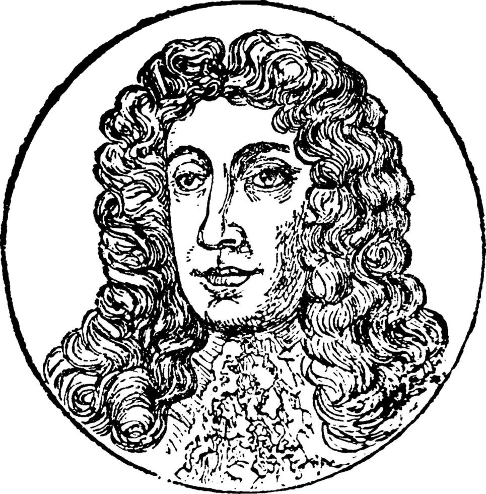 James II, vintage illustration vector