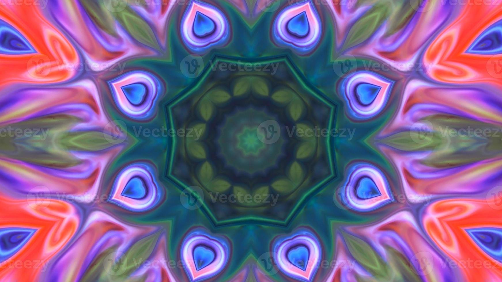 Abstract Colorful Kaleidoscope Texture photo