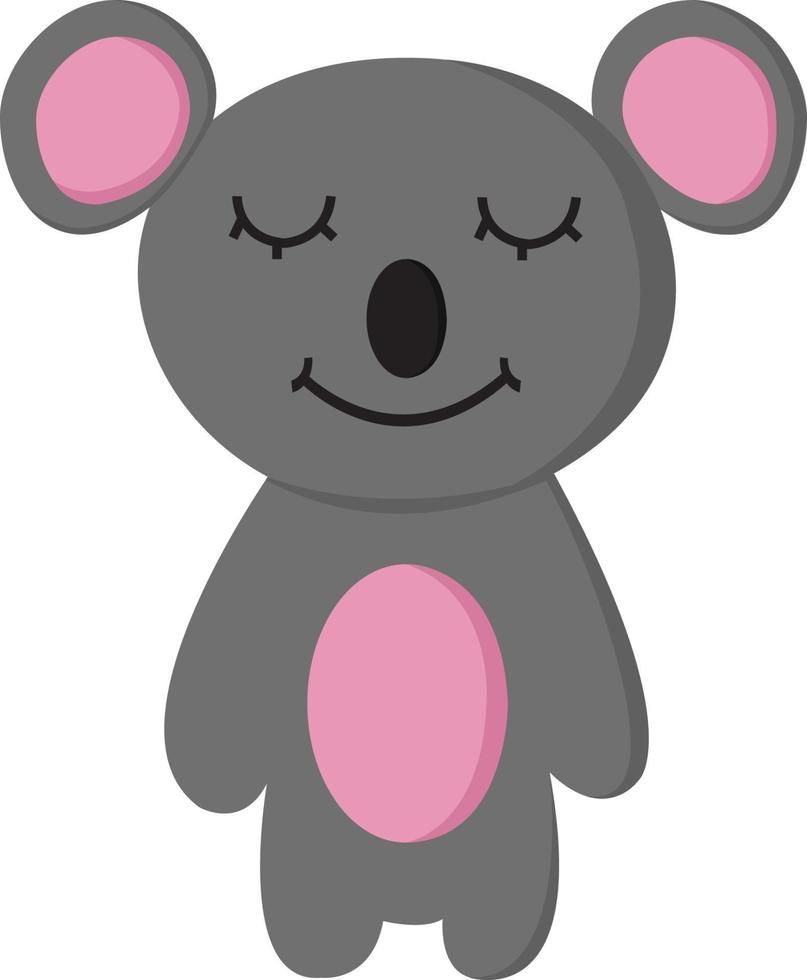 koala está trepando a un árbol vector o ilustración en color