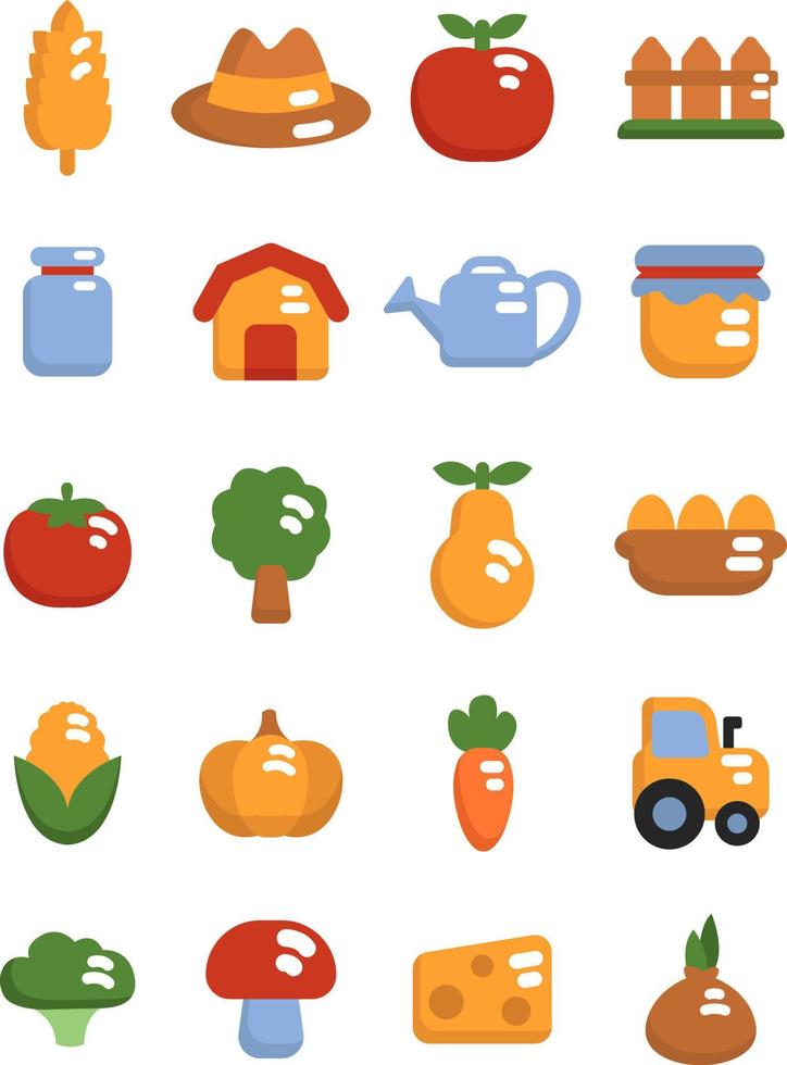 Farm life, illustration, vector, on a white background. vector