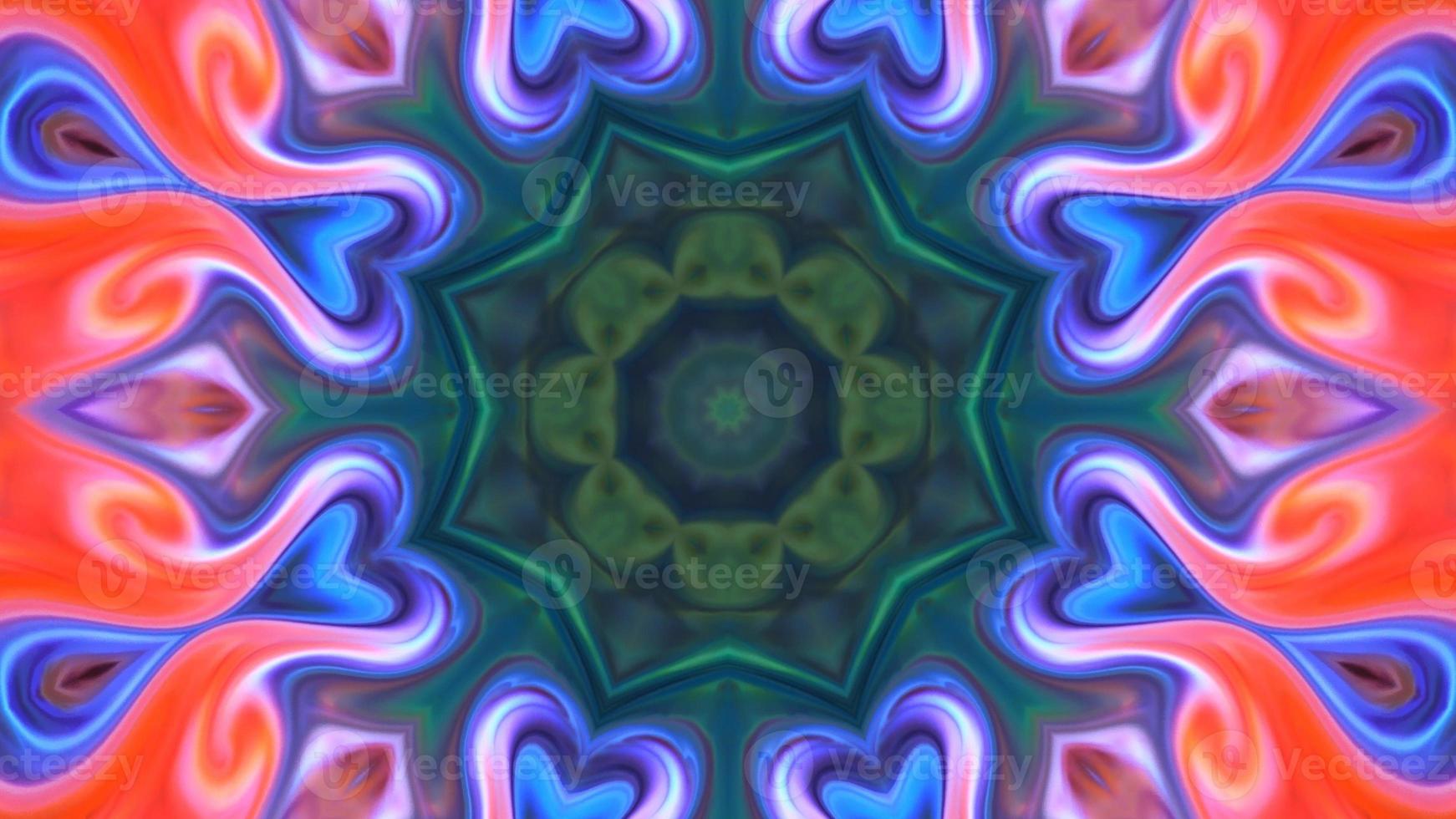 Abstract Colorful Kaleidoscope Texture photo