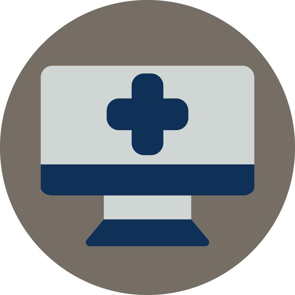 Computer help, illustration, vector on a white background.