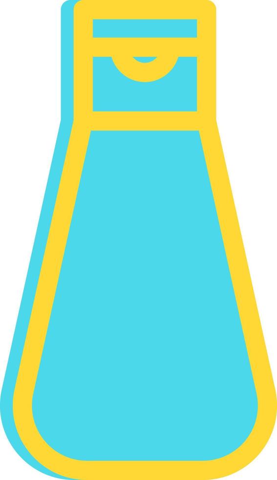 Blue cream, illustration, vector, on a white background. vector