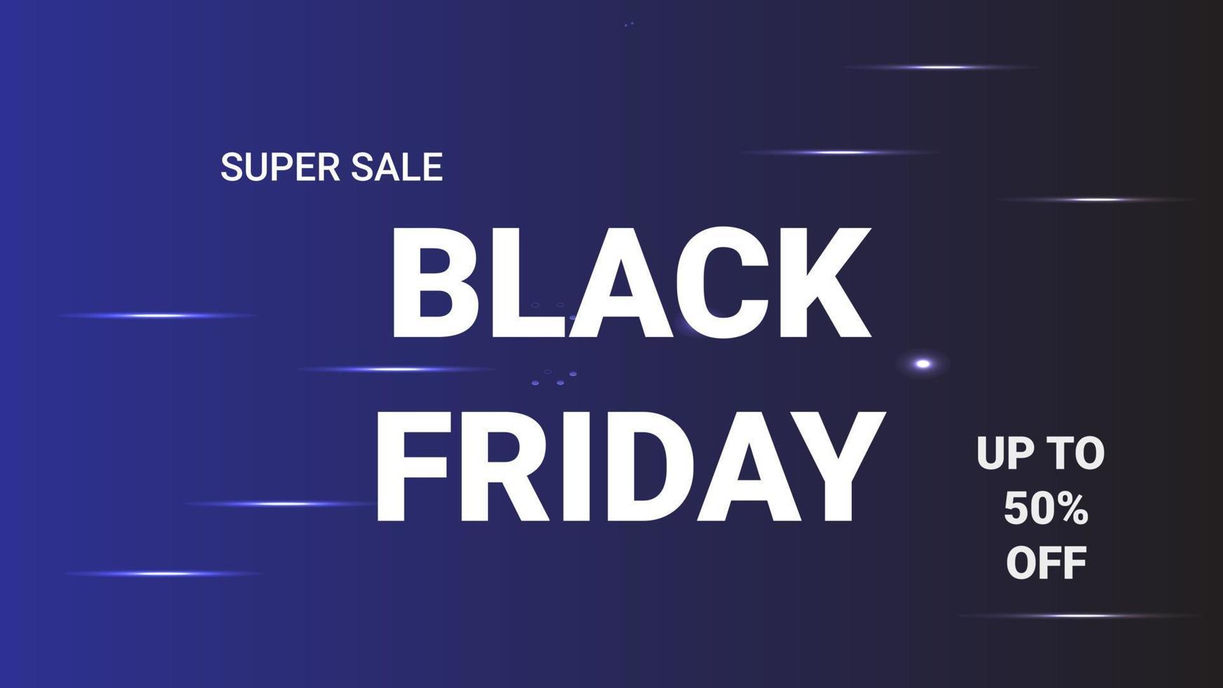 black friday sale background banner template for business promotion vector illustration