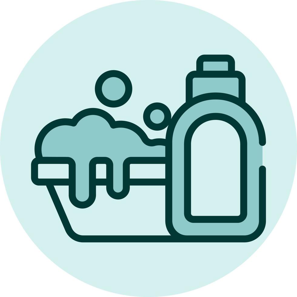 Clean service, illustration, vector on a white background.