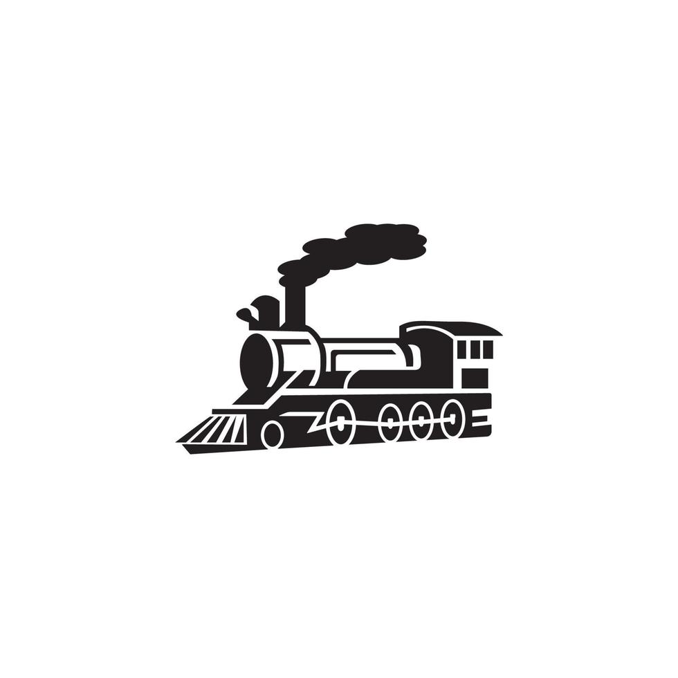Railway  icon vector illustration logo