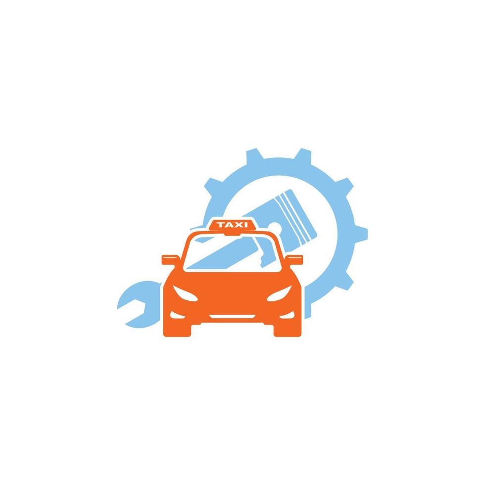Taxi icon logo, vector design