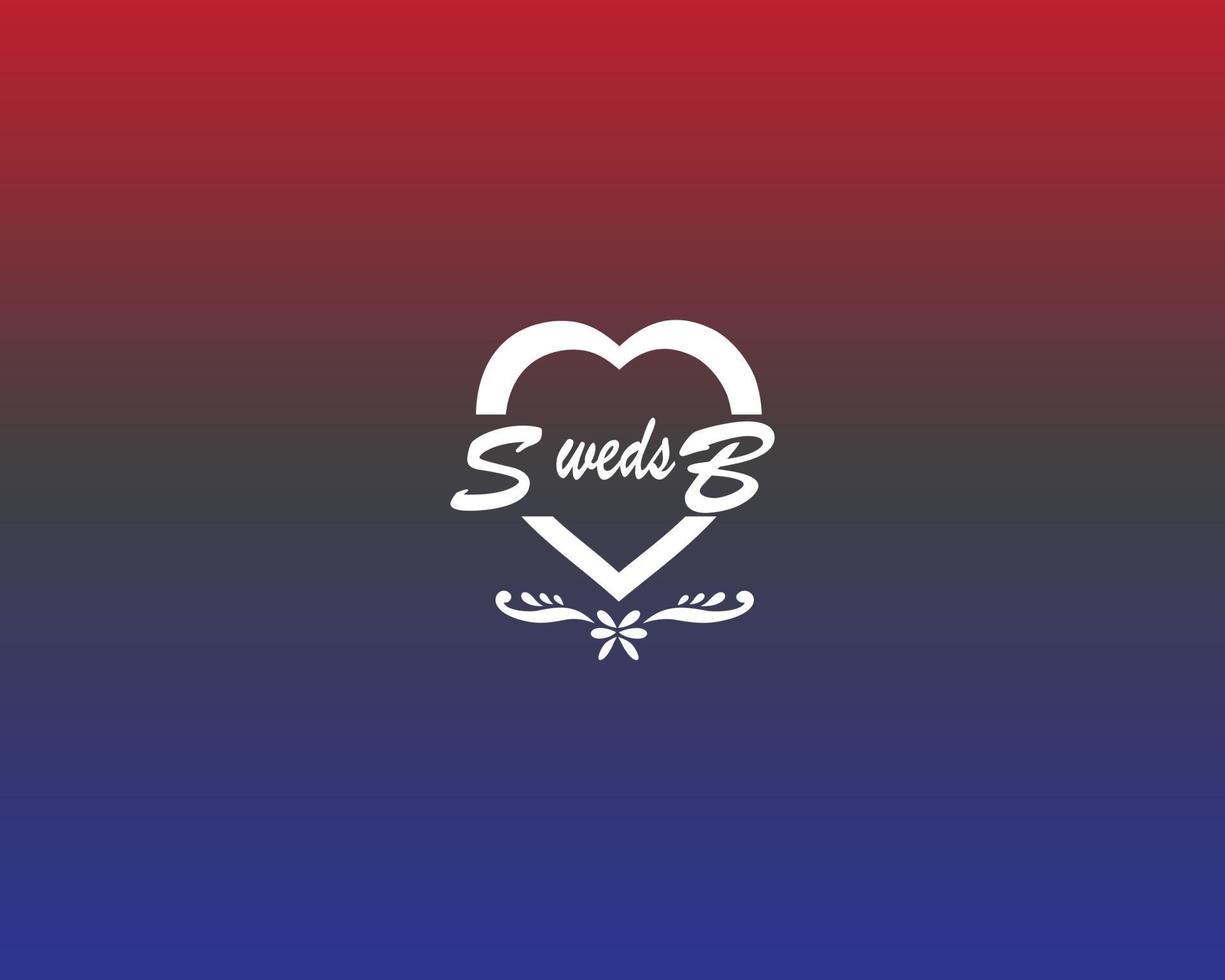 Alphabet S and B logo couple name for wedding save data monogram bride and groom vector