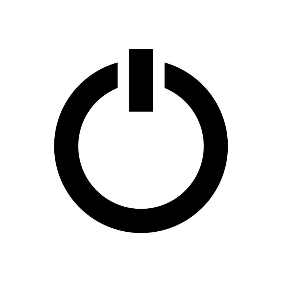 Power button icon vector design templates