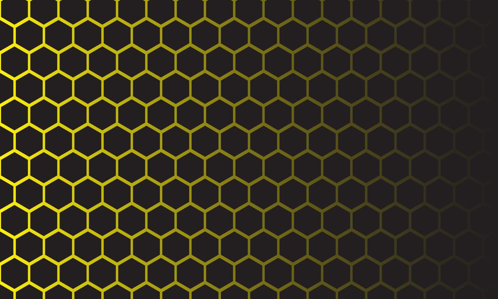 panal de metal de lujo amarillo, hexágono de metal de lujo amarillo vector