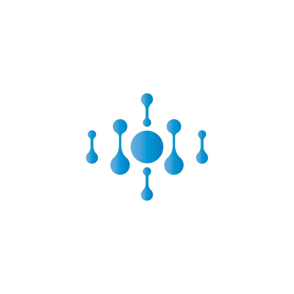 molecule logo vector illustration design